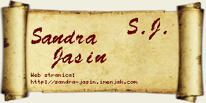 Sandra Jašin vizit kartica
